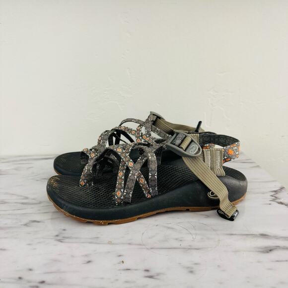 Chaco ZX/2 Classic Creed Golden Black Sandal Women’s Size 8 - Picture 1 of 9